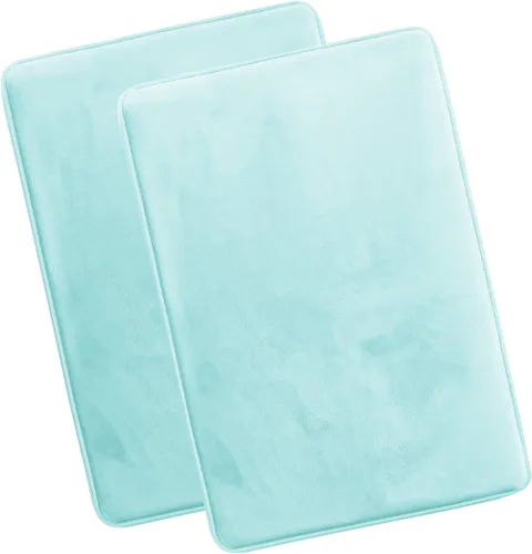 Vista 136 de Clara Clark Alfombra de Baño 24" x 17" - Alfombras de Baño, Tapete de Baño de Espuma Viscoelástica, Afelpado, Acogedor, Ultra Suave, Antideslizante