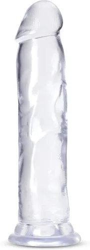 Vista 5 de Blush B Yours Plus: Consolador Thrill N' Drill de 9 pulgadas ~ Consoladores reales de 2 pulgadas de ancho ~ Compatible con correa de succión ~ TPE ~