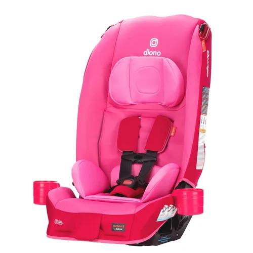 Vista 8 de Diono Radian 3R, asiento de automóvil convertible 3 en 1, en posición orientado hacia atrás y hacia adelante, 10 años, 1 asiento, diseño de ajuste