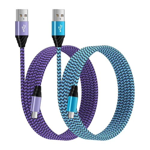 Vista 9 de Cable USB C tipo C para Android Auto, cable de transferencia de datos USB de carga rápida para Samsung Galaxy S25