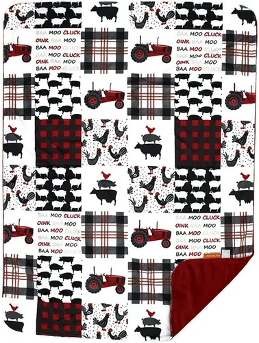Vista 20 de Dear Baby Gear - Mantas reversibles para bebé - Manta suave para recién nacido - Blanco para niños pequeños - Manta para niños y niñas - Mantas