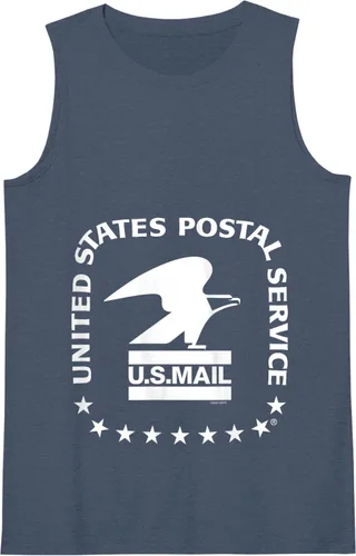Vista 12 de USPS - Camiseta sin mangas con sello de correo aéreo de EE. UU, Gris Negro