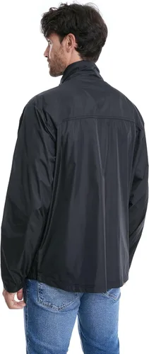 Vista 2 de clothin Chaqueta Cortavientos Ligera Empacable para Hombre Resistente al Agua para Senderismo Ciclismo al Aire Libre