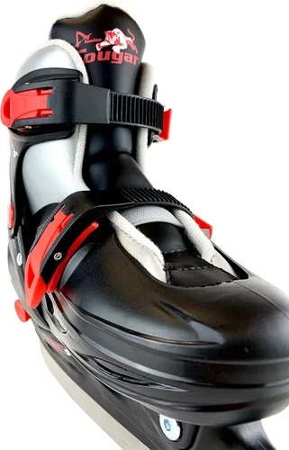 Vista 3 de American Athletic Cougar Softboot Boys Ice Skates - Adjustable Ice Hockey Skates with Removable Liner, Power Lock Buckles, Stainless Steel Blade