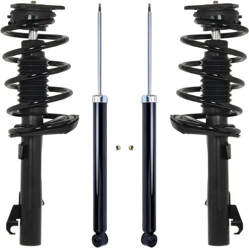 Vista 25 de Detroit Axle - Kit de amortiguadores de 4 puntales para Ford Escape 14-19, 2 puntales delanteros con resorte helicoidal 2 amortiguadores traseros