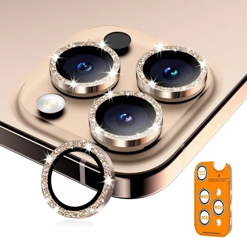 Vista 9 de Protector de lente de cámara para iPhone 17/16/16 Plus, Vidrio templado de metal Cubierta individual de lente de cámara [Anti-caída] Compatible