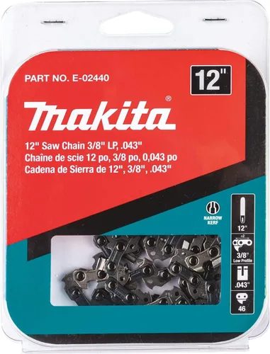Vista 2 de Makita E-02440 Cadena de sierra de 12" 3/8" LP, .043