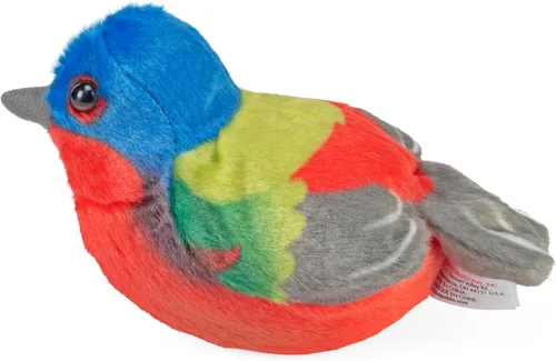 Vista 3 de Wild Republic Audubon Birds - Peluche pintado con auténtico sonido de pájaro, animal de peluche, juguetes de pájaros para niños y pájaros