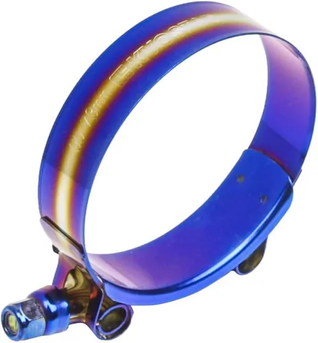 Vista 14 de Kyostar - Abrazadera de manguera con perno en T de acero inoxidable ajustable de 1.75" (44mm - 53mm) en negro (electroforesis)