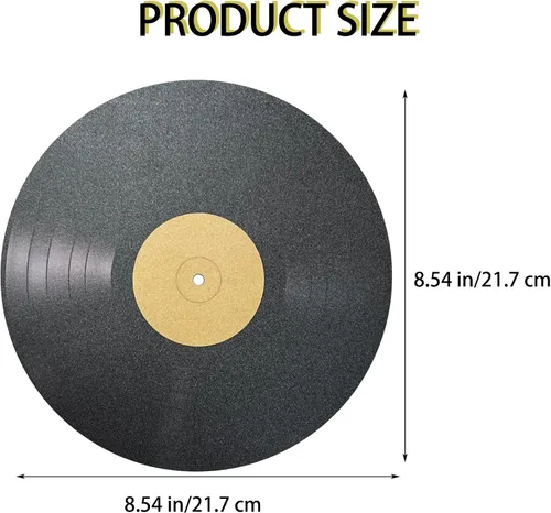 Vista 2 de Calcomanías de pared para decoración de discos de vinilo, 8 unidades, pósteres de cubierta de álbum de CD de 8.7 pulgadas, discos de vinilo