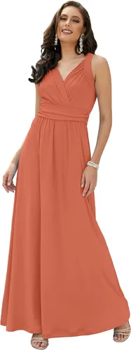 Vista 17 de Koh Koh - Maxi vestido largo sin mangas para dama de honor, cóctel, noche