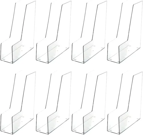 Vista 15 de YBM HOME Organizador vertical para archivos, diseño frontal abierto para un fácil acceso a archivos, documentos y revistas, ideal para oficina