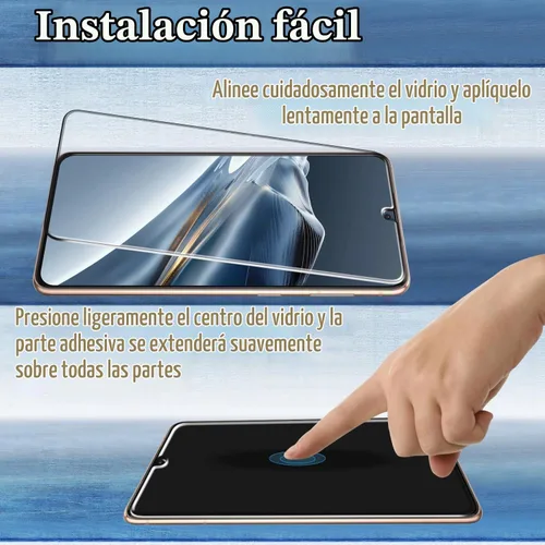Vista 5 de Pokolan Paquete de 3 protectores de pantalla para Samsung Galaxy S21 Plus Transparente