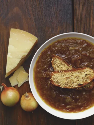 Vista 5 de Knorr Mezcla Profesional de Sopa de Cebolla Francesa Cargada con Cebollas Reales y Grasa de Res, Solo Añade Agua, Sin Sabores Artificiales, Sin MSG