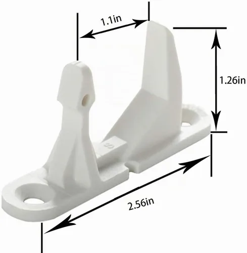 Vista 7 de 134550800 Bisagra de puerta de lavadora con bujes de repuesto para Whirlpool & Frigidaire