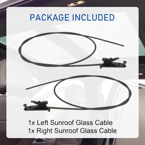 Vista 5 de Cable de Vidrio de Techo Solar Compatible con Ford F150 2015-2020 Ford F250 F350 F450 2017-2019 Reemplaza# FL3Z16502C22