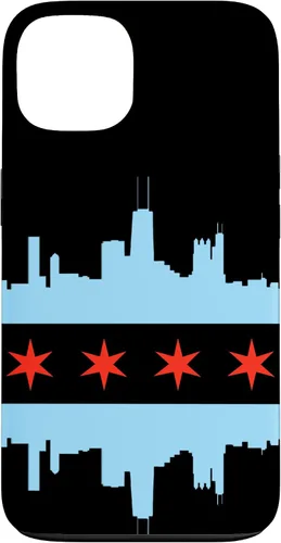 Vista 7 de Chicago Flag Skyline City of Chicago Pride Case for iPhone 17