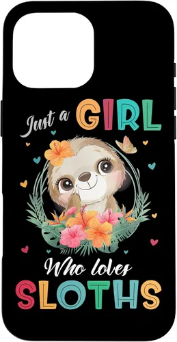Vista 19 de Just a Girl Who Loves Sloths Case for iPhone 17