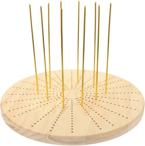 Vista 10 de VICASKY 1 juego de tablas tejidas para mantener la forma, tablero de bloqueo de madera, tapetes de bloqueo de ganchillo, suministros de tejer Como