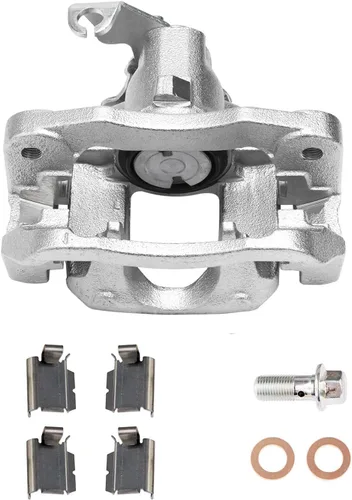 Vista 6 de Detroit Axle - Kit de freno trasero para Chrysler Town & Country Dodge Grand Caravan VW Routan, repuesto de pastillas de freno de cerámica