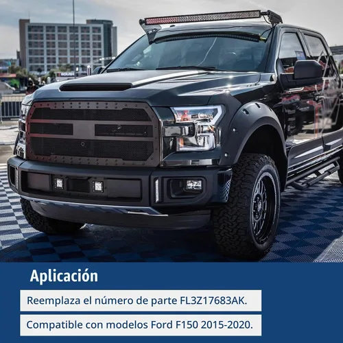 Vista 4 de Ensamble de espejo lateral del conductor Dexepe Compatible con Ford F-150 2015-2020 Espejo retrovisor con vidrio ajustable eléctricamente, espejo