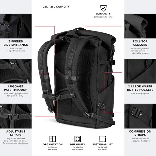 Vista 4 de OGIO ALPHA Convoy 525r Mochila Rolltop