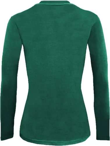 Vista 174 de Natural Uniforms Camiseta Under Scrub para mujer, cuello redondo, manga larga, paquete de 3, paquete múltiple de 3