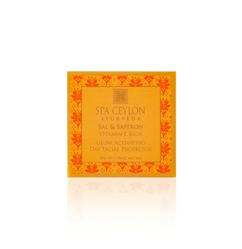 Vista 2 de SPA CEYLON Sal and Saffron Vitamina E enriquecida con brillo activador protector facial Hidratante protector solar para la piel