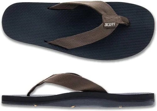 Vista 3 de Scott Hawaii Makaha Flip Flop Suela moldeada personalizada con soporte de arco Recomendado por podólogos