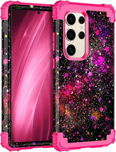 Vista 16 de Casetego Funda para Galaxy A16 5G, Tres Capas de Alta Resistencia Robusta a Prueba de Golpes, Protección Completa Rugosa de PC Duro + Parachoques