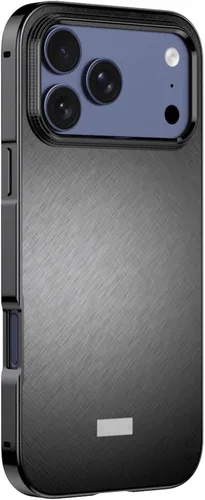 Vista 8 de Funda a prueba de golpes para iPhone 17 Pro Max /17 Pro/Air/17, cubierta de bisel de metal con bordes elevados, carcasa protectora resistente a