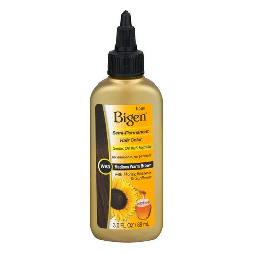 Vista 17 de Bigen Color de cabello semipermanente #A4 Amber, 3 onzas