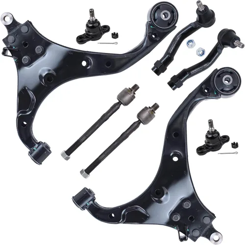 Vista 335 de Detroit Axle - Kit de brazos de control de extremo de 8 piezas para Toyota 2001-2003 Highlander 2002-2003 Camry Lexus ES300, 2 conjuntos de brazos