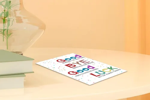 Vista 4 de Joycard Divertida tarjeta de despedida para él/ella, tarjetas de jubilación humorísticas para compañeros de trabajo y amigos, divertida tarjeta