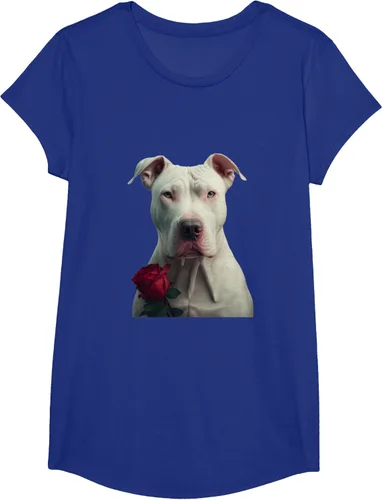 Vista 17 de Dogo Argentino Valentines Day Camiseta, Negro