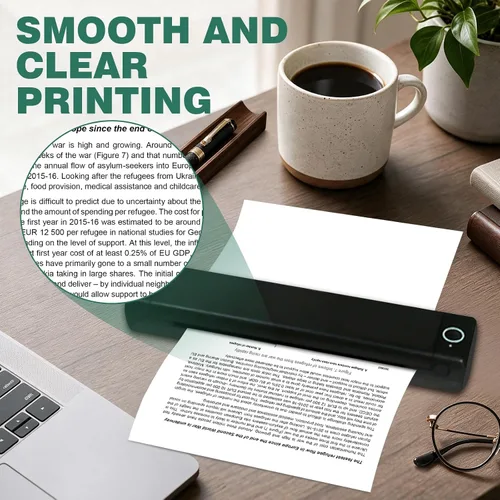 Vista 4 de 600 hojas de papel para impresora térmica de 8.5 x 11 pulgadas