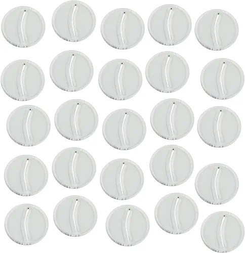 Vista 8 de LITKO Mini bases de papel redondas de 0.787 in Compatible con D&D Negro