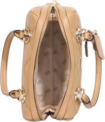Vista 5 de GUESS Cessily Box - Bolso de mano, color beige, talla única, Beige