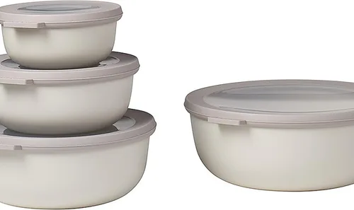 Vista 5 de Mepal Juego de 4 piezas Cirqula Multi Bowl - Contenedor de almacenamiento de alimentos con tapa - Adecuado como caja de almacenamiento hermética