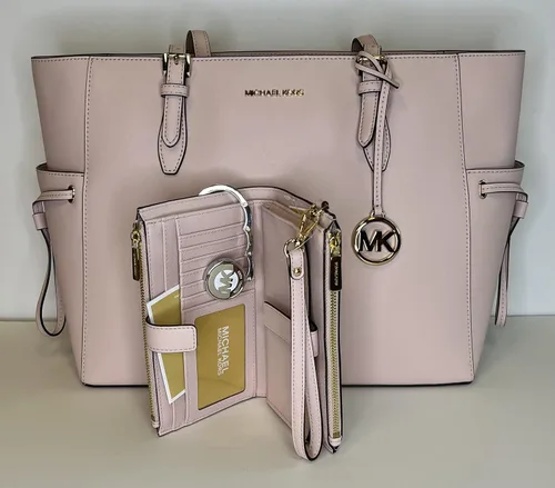 Vista 3 de MICHAEL Michel Kors Gilly - Bolso grande de viaje con cordón con doble cremallera y gancho de Michael Kors