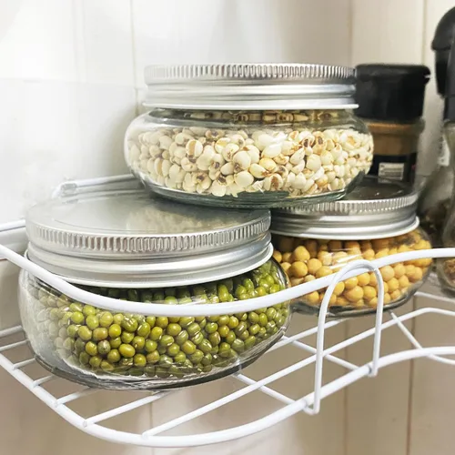 Vista 7 de Tarro de boca ancha de 8 onzas para encurtido, manteca de karité, conservas, velas, conservas de frutas, mermelada o gelatina, tarro de vidrio