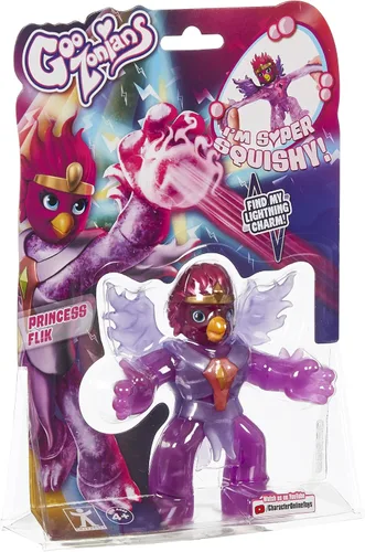 Vista 8 de GOOZONIAN Hero Pack Princess FLIK. Juguete elástico y blando para niñas. Descubre encantos ocultos. Figuras de acción coleccionables. Regalo