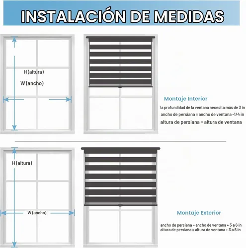 Vista 8 de MYshade Persianas sin cordones de cebra con función de parada libre, doble capa de filtrado de luz y privacidad para día y noche, persianas de Negro
