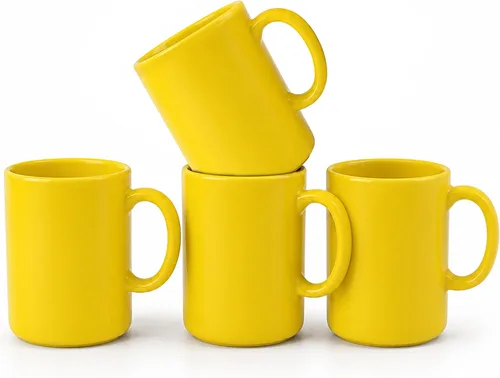 Vista 5 de Omniware 1010165 Tazas clásicas, juego de 4, 11 onzas, berenjena