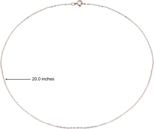 Vista 47 de Hoops & Loops Collar de plata de ley 925 de 0.035 in de fino y delicado collar de cadena de cable para mujeres, adolescentes, niñas, hombres, 16