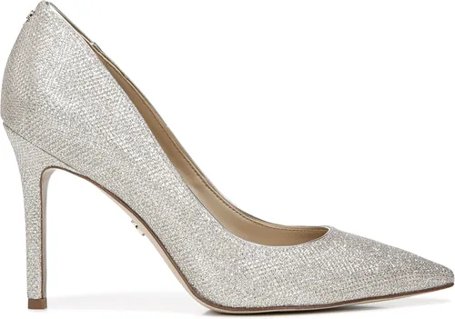 Vista 6 de Sam Edelman Bombas de avellana para mujer, Malla de yute, glamoroso, 6.5 Wide