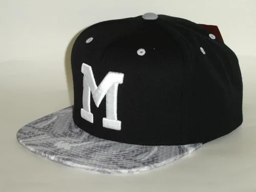 Vista 3 de Mitchell & Ness NHL Montreal Maroons - Pincel de pintura (2 tonos), gorra Snapback, Negro