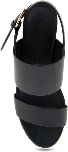 Vista 6 de Sandalias de tacón Aerosoles Camilia para mujer Poliuretano negro