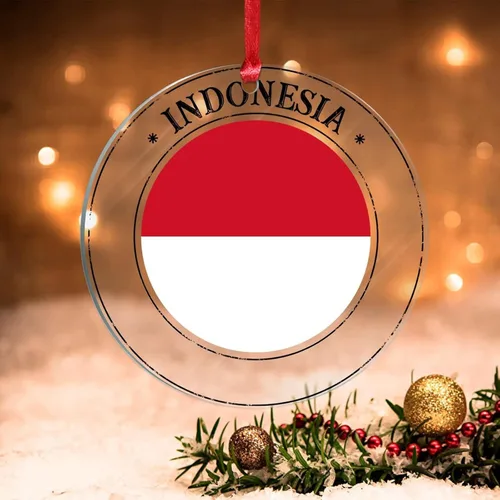 Vista 25 de Bandera de Hungría, adornos para árbol de Navidad, bandera nacional de Hungría, decoración de Navidad, adorno acrílico, recuerdo de Navidad, amantes
