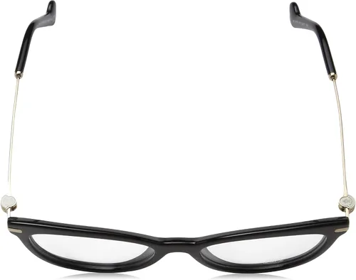 Vista 4 de MONCLER Gafas ML 5018, 001 - Negro brillante, lente transparente de demostración